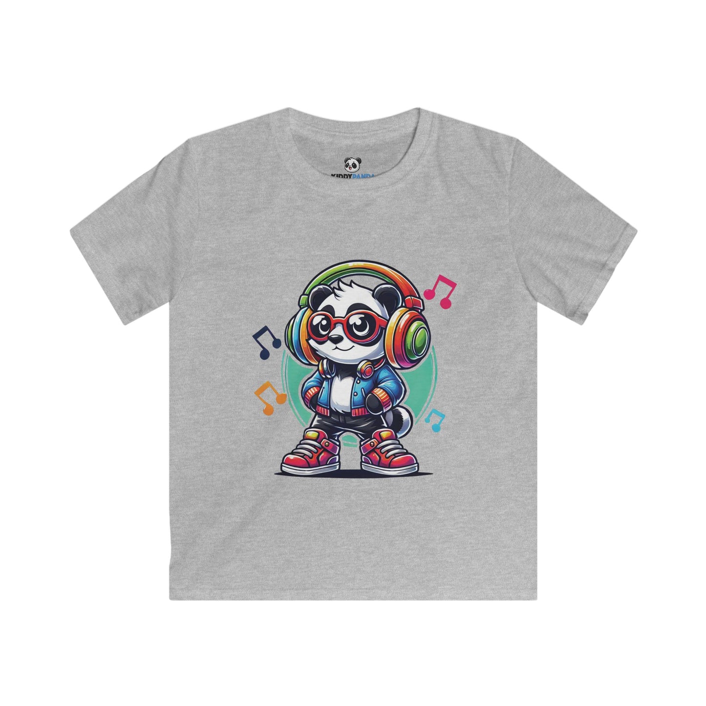 Rockin' Panda Vibes Kids Softstyle T-shirt