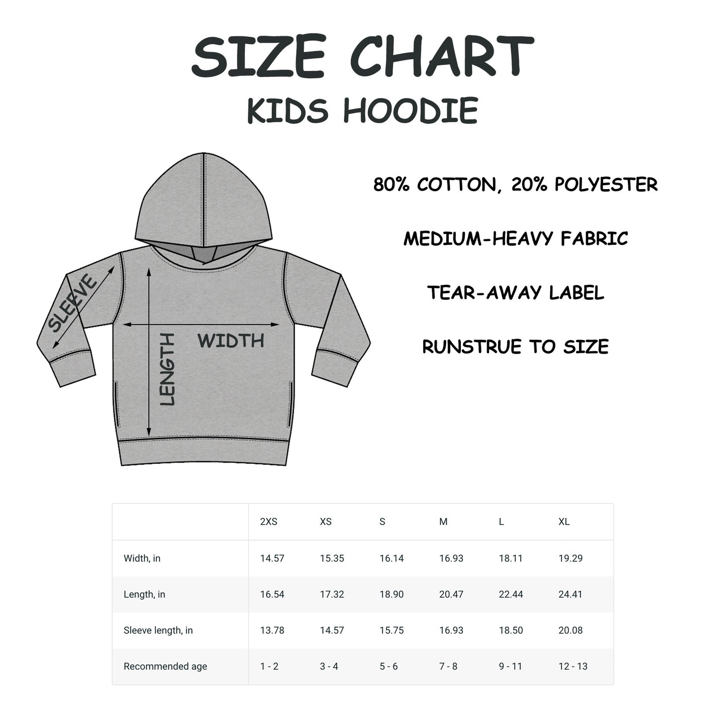 Panda School Girl Kids Hoodie