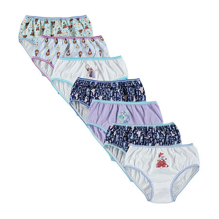 Frozen Girls' Panties Size 4, 7-Pack