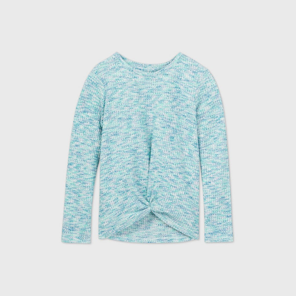 Girls' Long Sleeve Waffle Cozy Pullover - Cat & Jack™