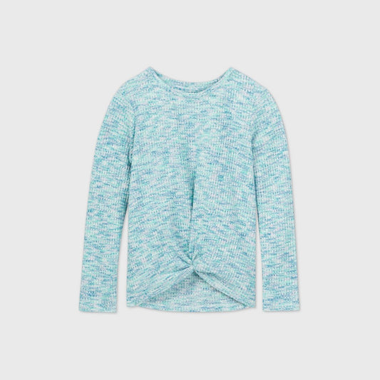 Girls' Long Sleeve Waffle Cozy Pullover - Cat & Jack™