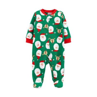 Carter's  Baby boys Size Newborn Fleece Christmas Footie Pajama