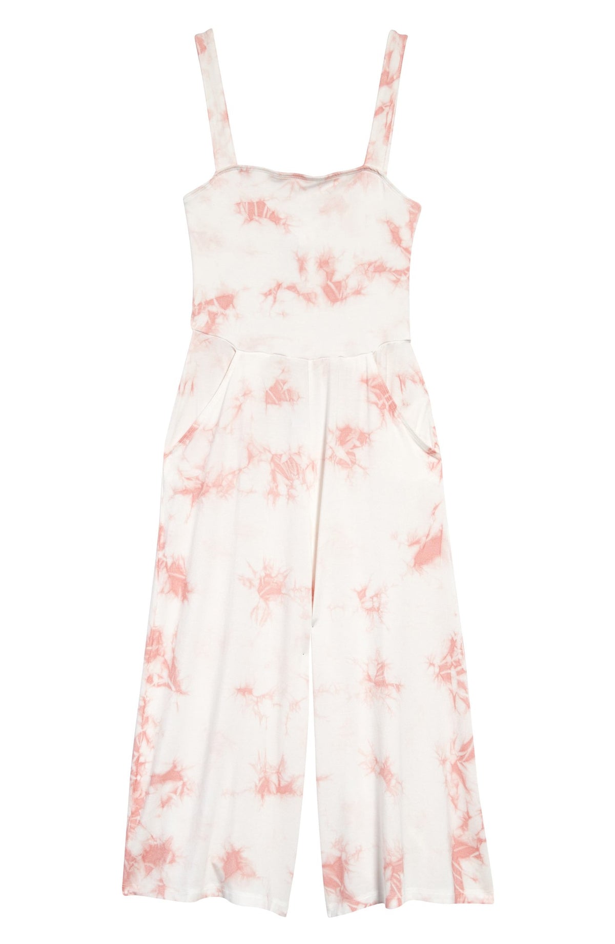 Nordstrom girl Tie Back Jumpsuit, Size L - Pink