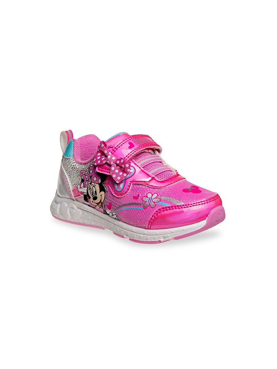 Disney's Minnie Mouse Toddler Girls' Light-up Sneakers, Toddler Girl's, Size: 12, Pink