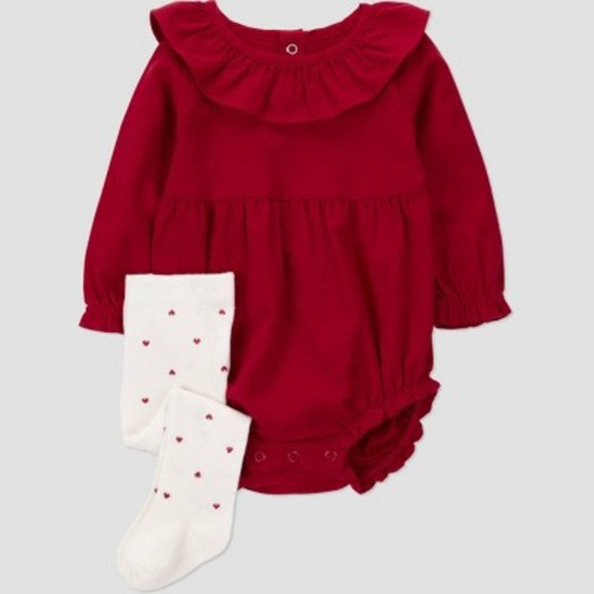 Carter's Baby Girls' 2pc Ruffle Romper Set 9M