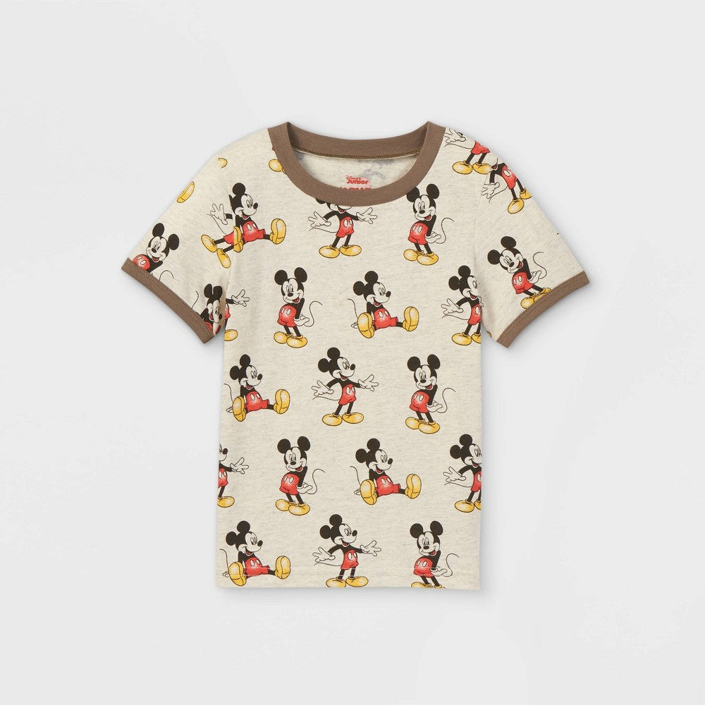 Mickey Mouse Toddler Boys' Graphic T-Shirt Gray 4T