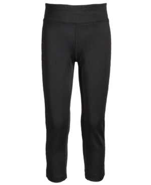 ID Ideology Big Girl Core Stretch Capri Leggings - Deep Black