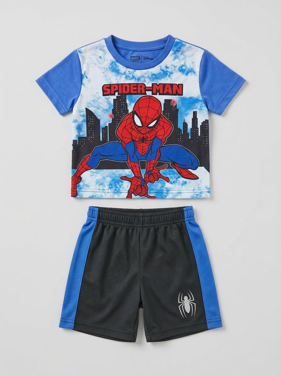 Marvel Spider-Man boy Blue/Black Set 12M