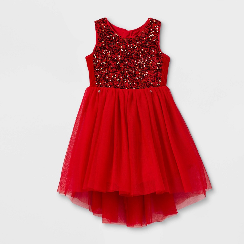 Girs' Sequin Tue Seeveess Dress - Cat & Jack™