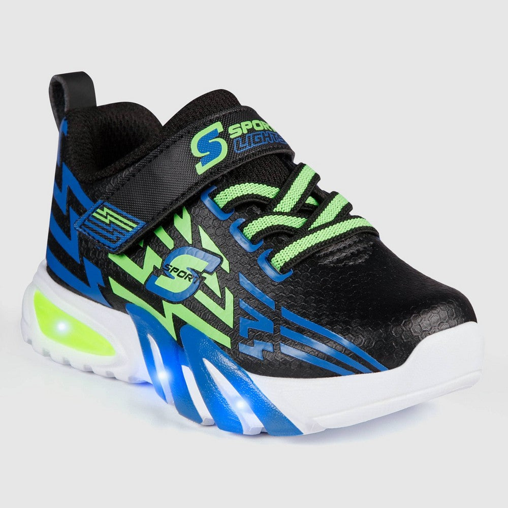 Toddler Boys' S Sport by Skechers Ottis Performance Sneakers - Black/Blue 6T