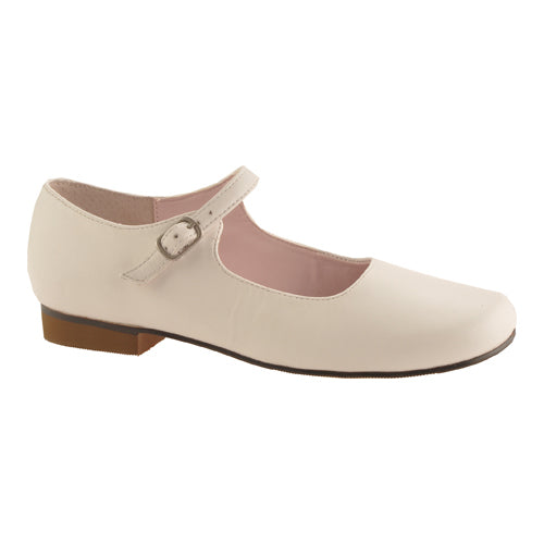 Nina Bonnett Girls Shoes White Leather, Size 13.5 Little
