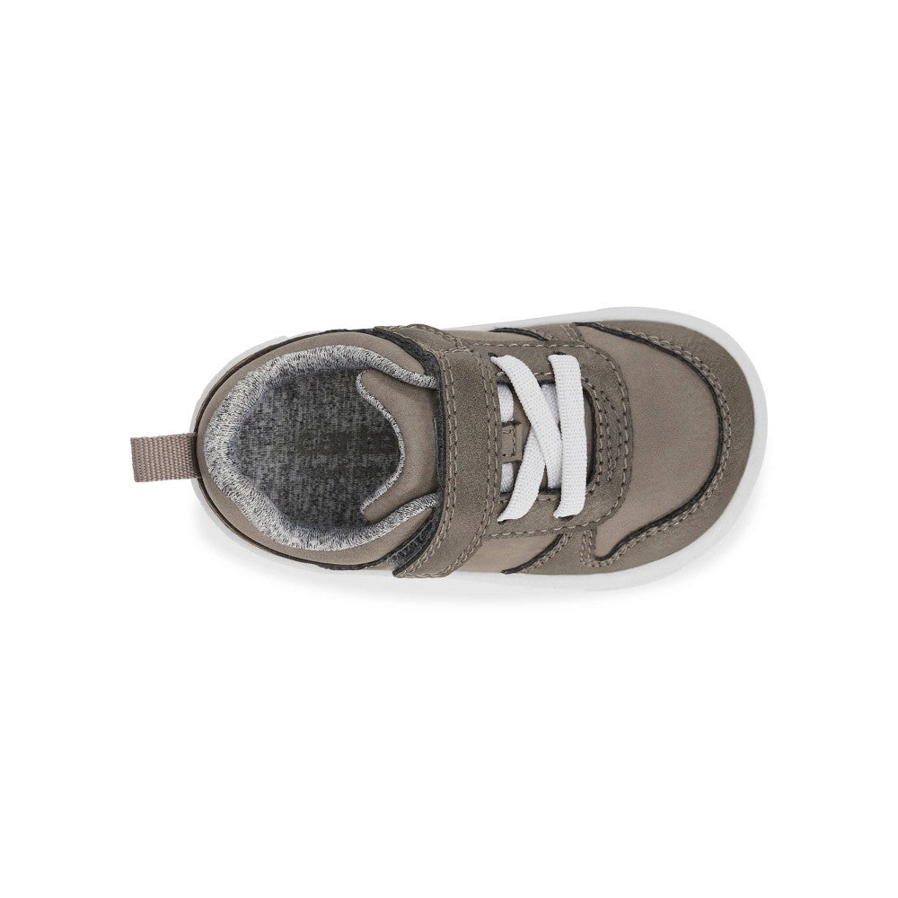 Carter's Karson First Walker Sneakers Gray/Brown Size 4 baby boy