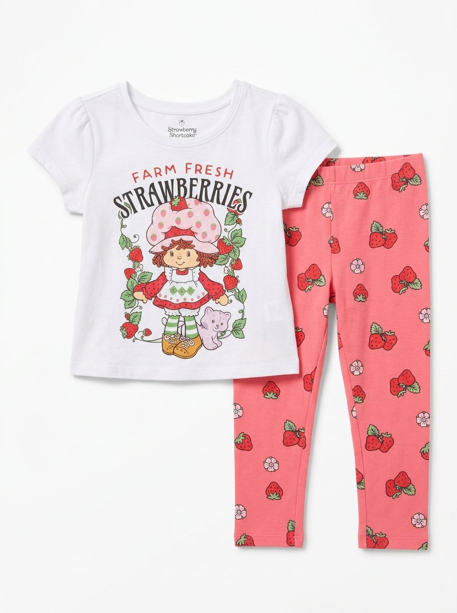 Strawberry Shortcake girl Pajama Set 18M
