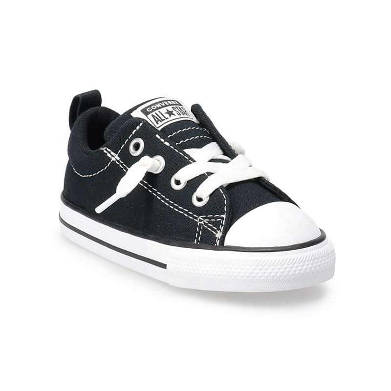 Converse Toddler Street Ox Low Top Sneakers Light Black 9M - Boys