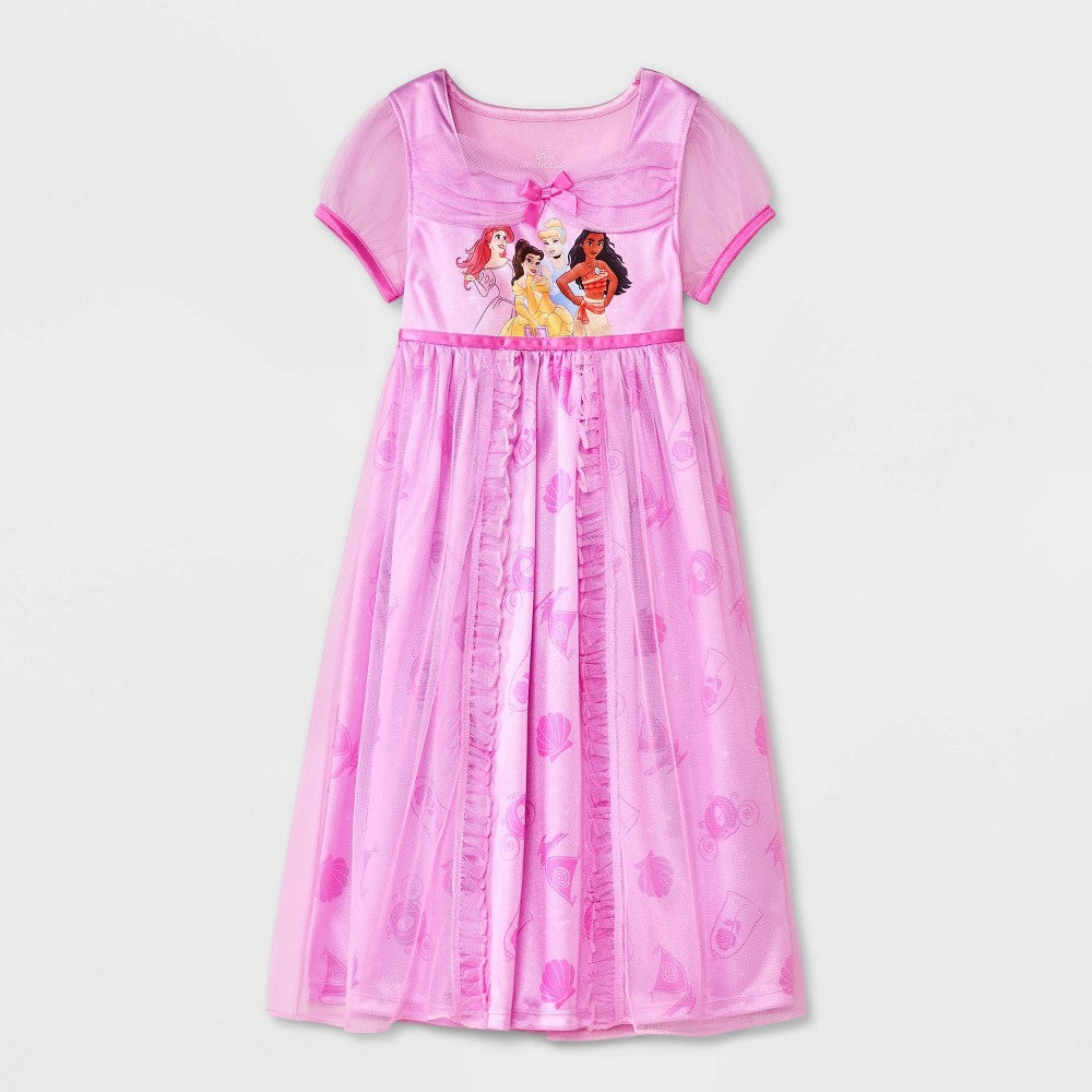 Disney Princess Toddler Nightgown Pink Tulle Size 4T