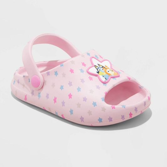 Bluey  Girls' Pink Comfort Sandals 9T - Textured Outsole