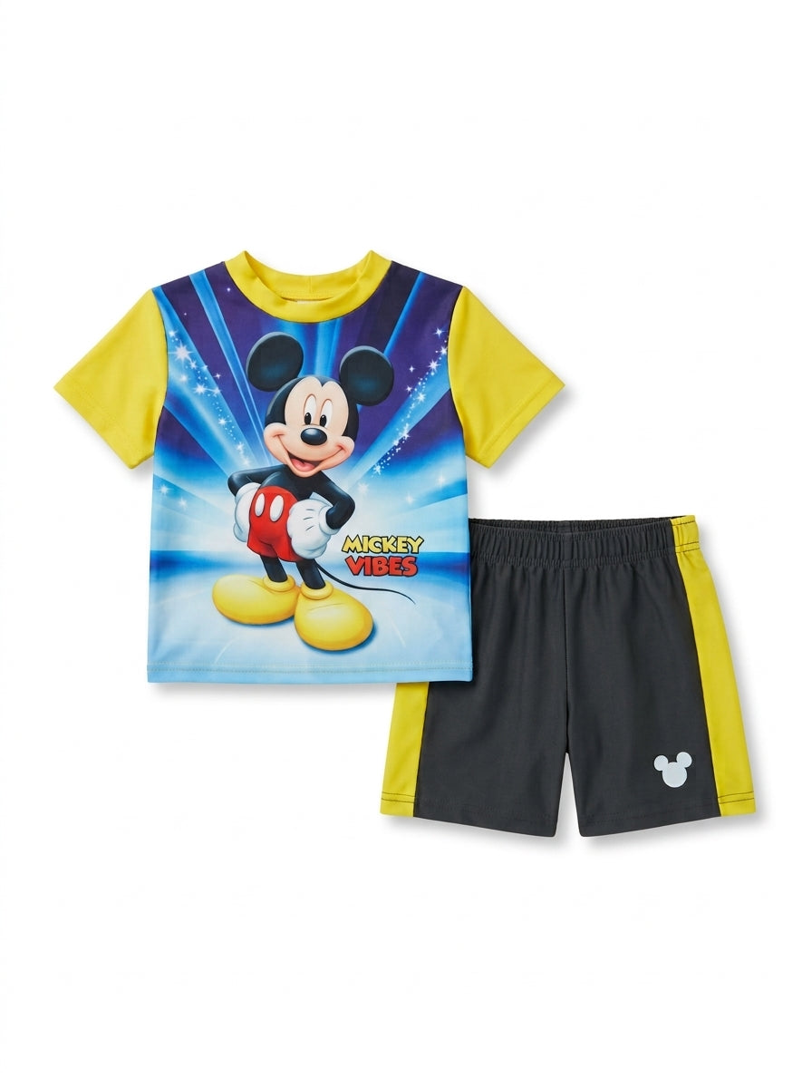 Disney Mickey Vibes Yellow Set boy 18M