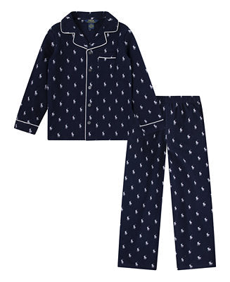 Polo Ralph Lauren Toddler Pajamas Set, Newport Navy, Size 4T boys