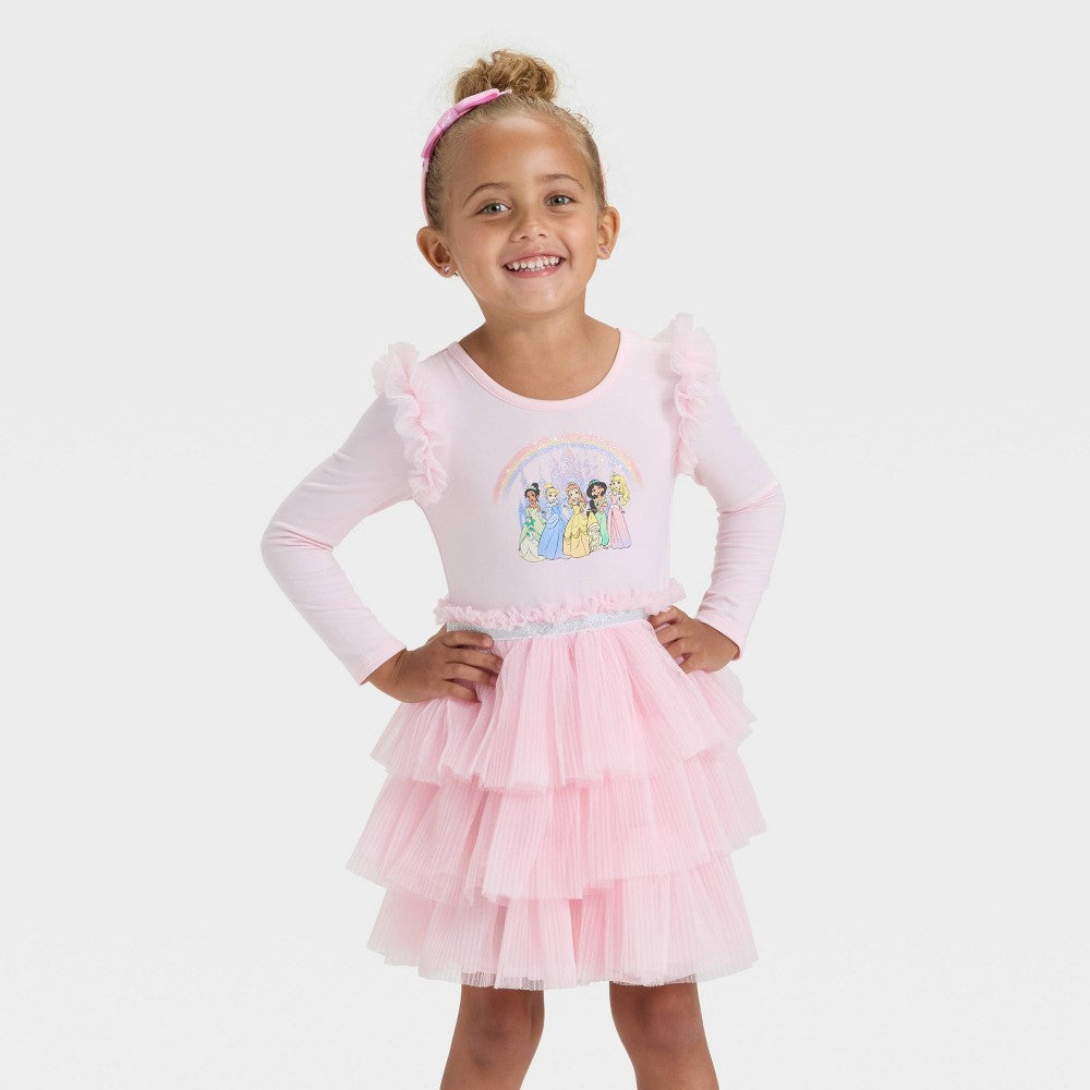 Disney Princess Toddler Ballerina Dress Pink 5T girl