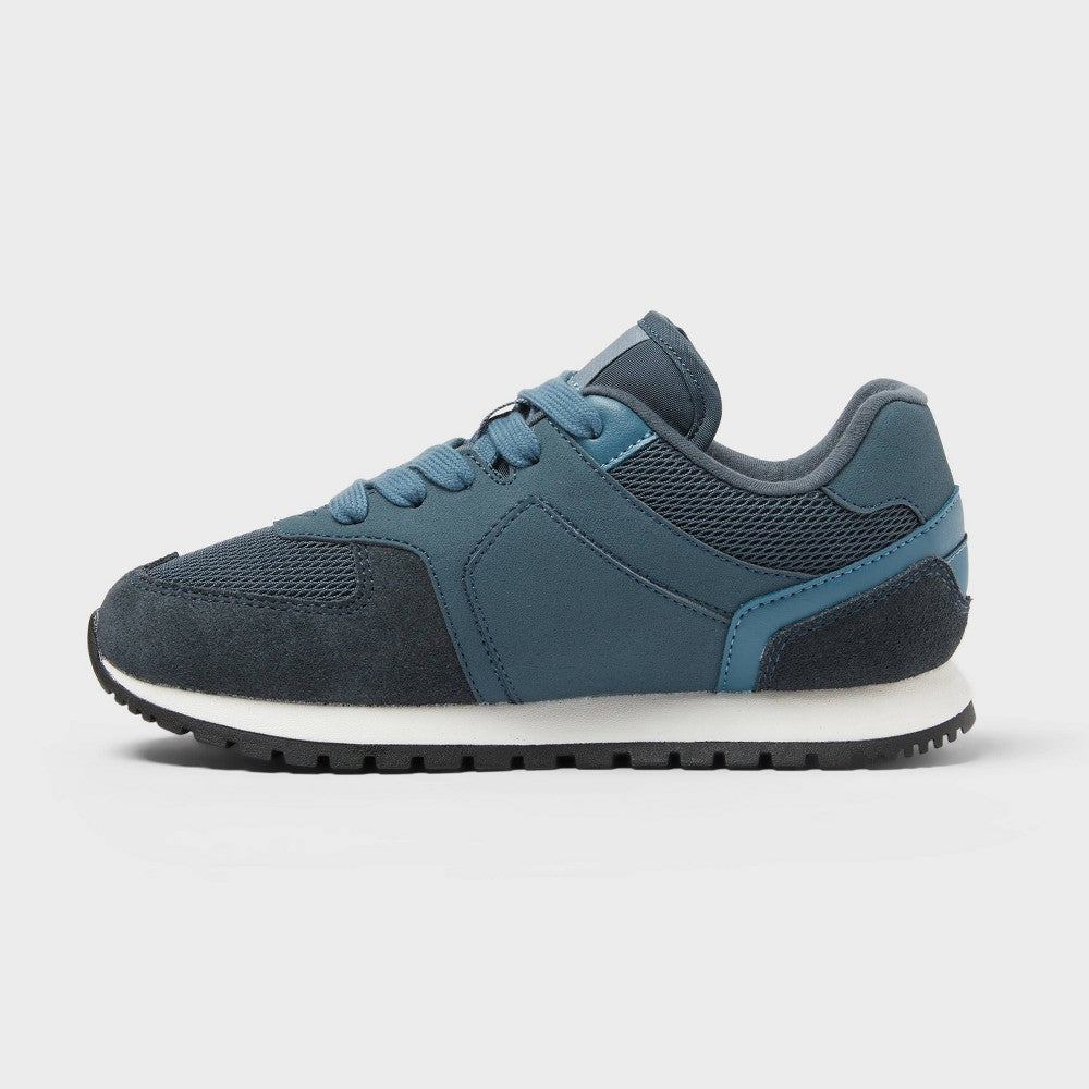 Cat & Jack Boys Alexander Retro Sneakers Navy Blue 5