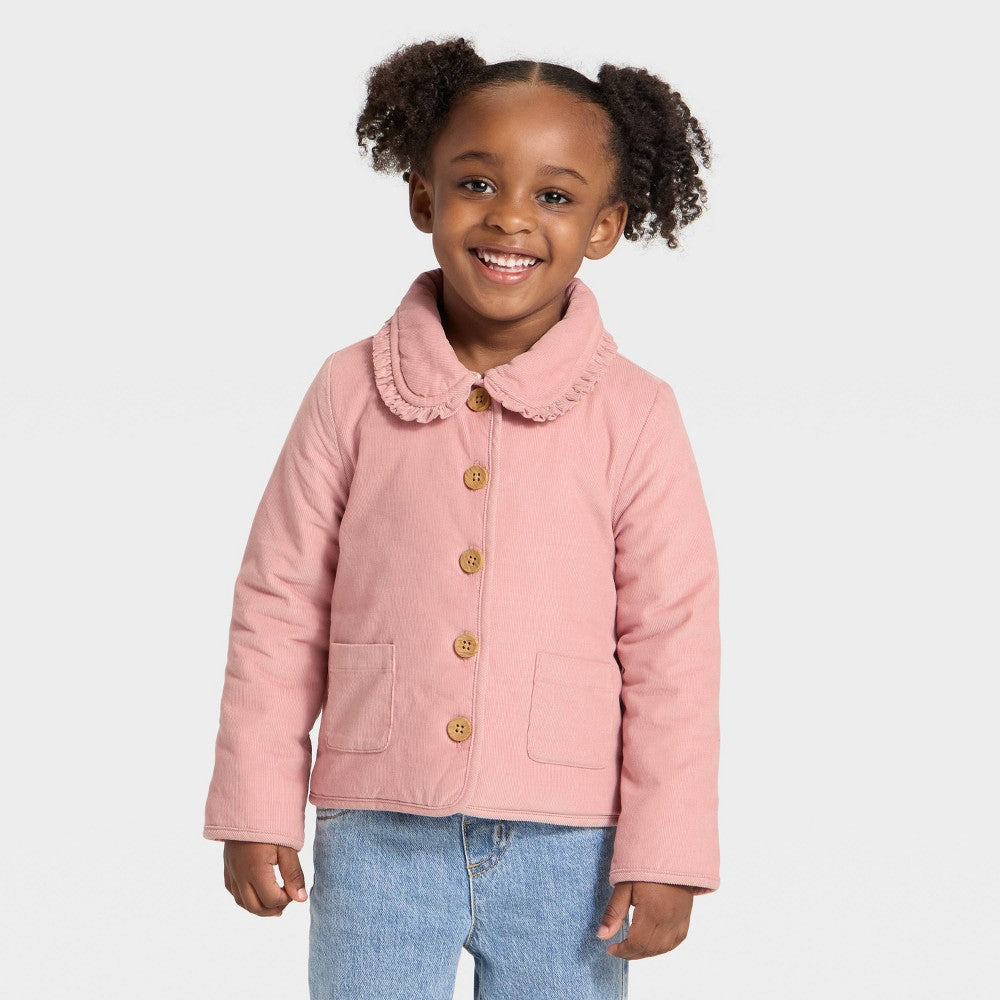 OshKosh Toddler Girls' 5T Pink Corduroy Jacket