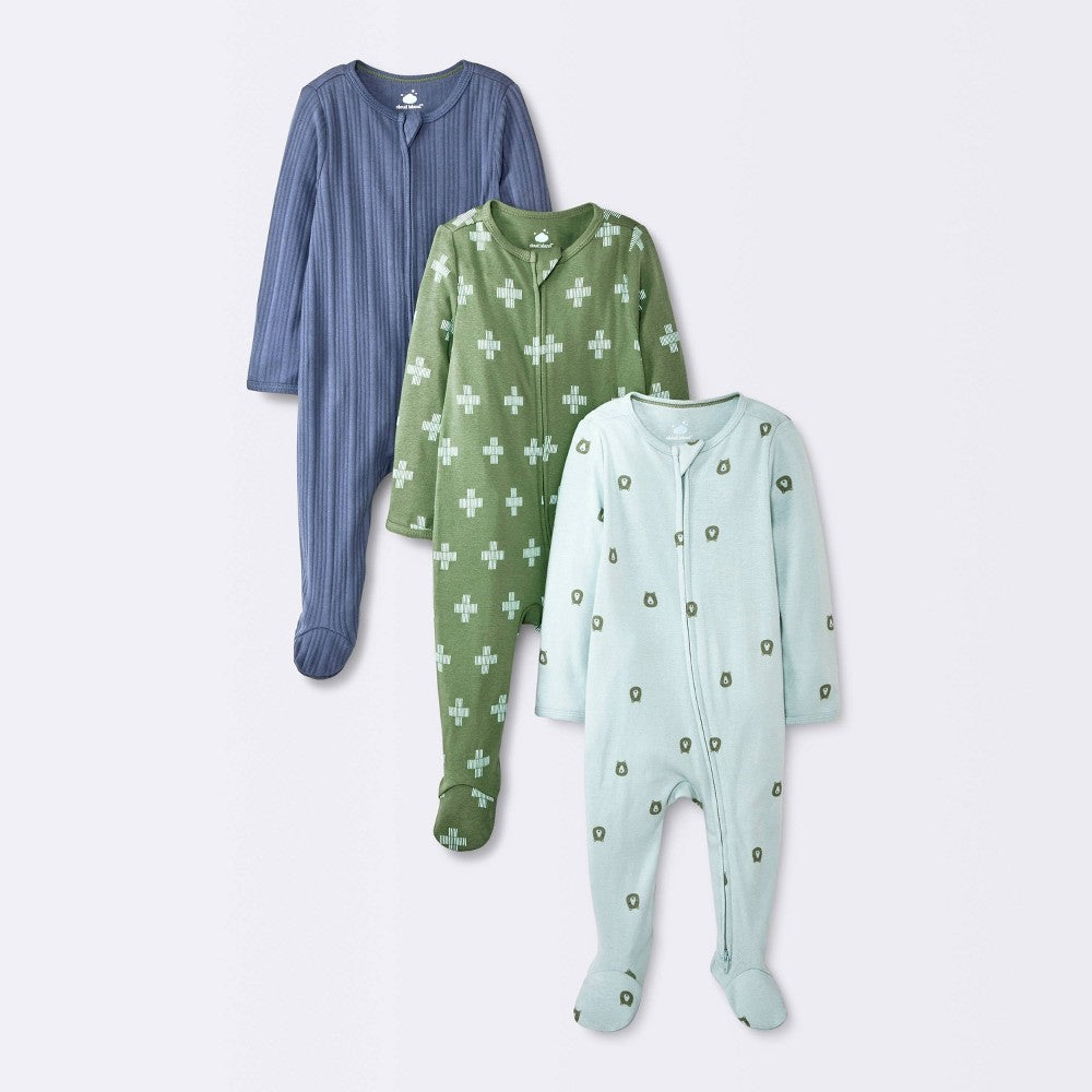 Cloud Island Boys' Sleep Newborn - Blue/Green