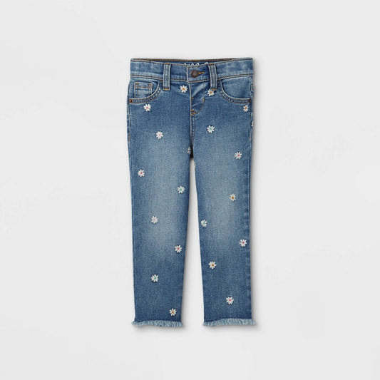 Cat & Jack Toddler Girls' 18M Floral Skinny Jeans