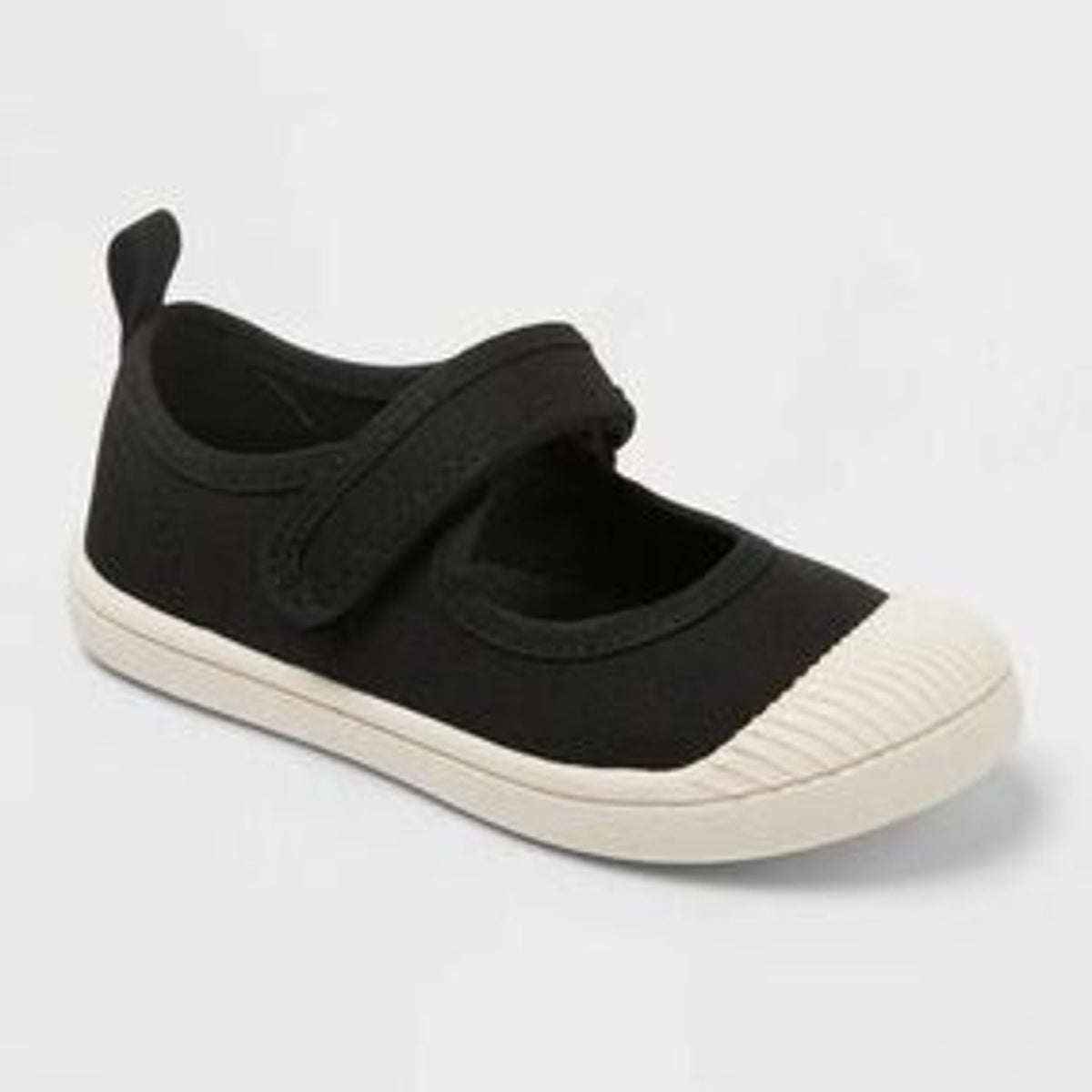 Cat & Jack Toddler Marina Hook and Loop Closure Mary Jane Sneakers Black 5T