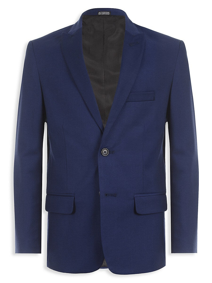 Calvin Klein Infinite Stretch Bright Blue Suit Jacket, Size 6 boys