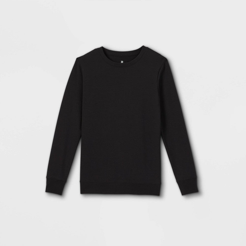 All In Motion Boys' Black Pullover Sweatshirt Size L