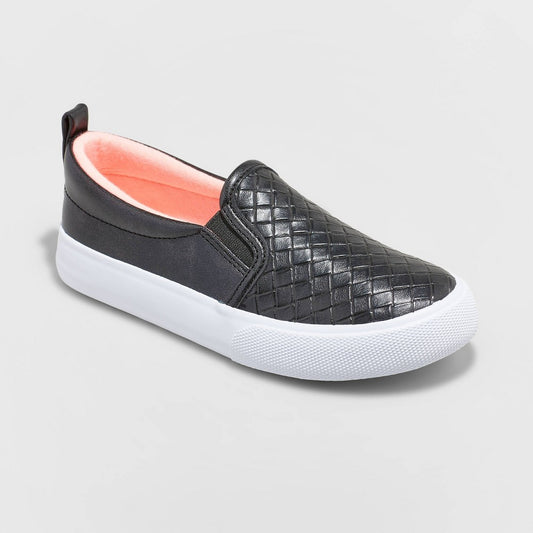 Girls' Hailey Slip-on Sneakers - Cat & Jack Casual Everyday Athletic Kids Shoes