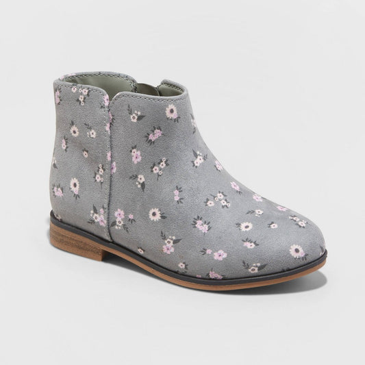 Toddler Girls' Penelope Zipper Booties - Cat & Jack Signature Toddler Footwear