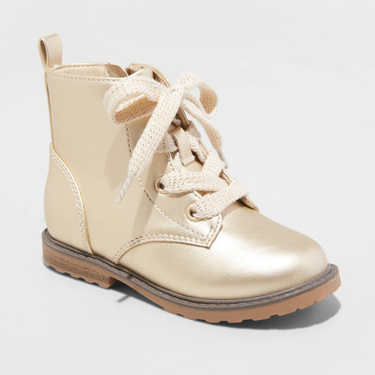 Toddler Girls' Giovanna Metallic Boots - Cat & Jack Kids' Fashion Footwear