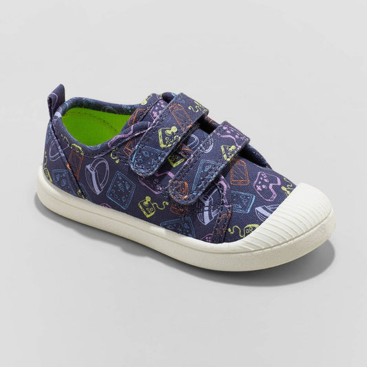 Toddler Parker Sneakers - Cat & Jack Navy Multi 12, Blue Multi - Boy