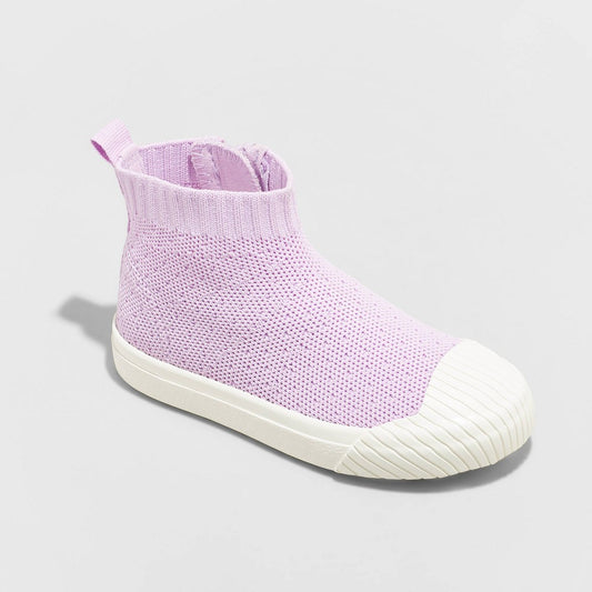 Toddler Girls' Leslie Zipper Slip-on Sneakers - Cat & Jack, Comfortable Everyday Shoes
