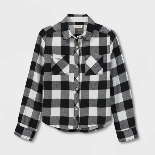 Cat & Jack boys Long Sleeve Woven Shirt - Size L