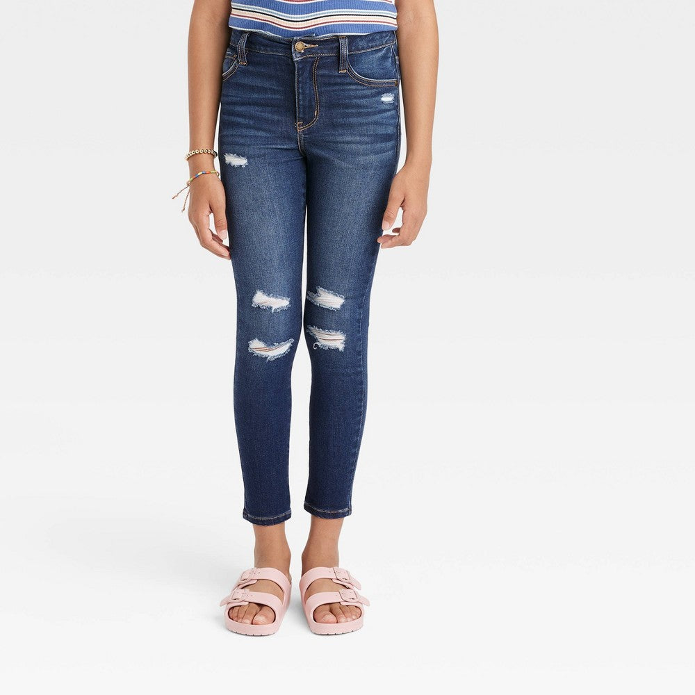 Art Class Girls' Skinny Jeans Dark Wash Size 16