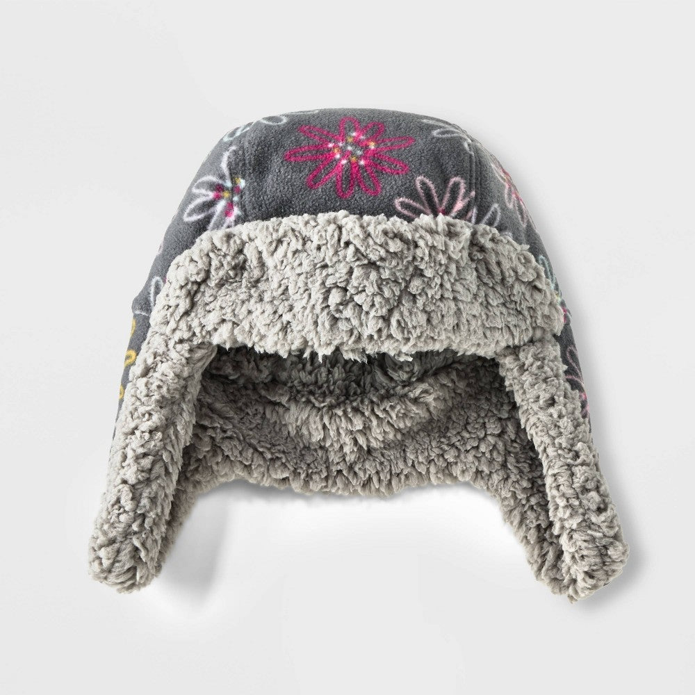 Girls' Sherpa Fleece Trapper Hat - Cat & Jack™