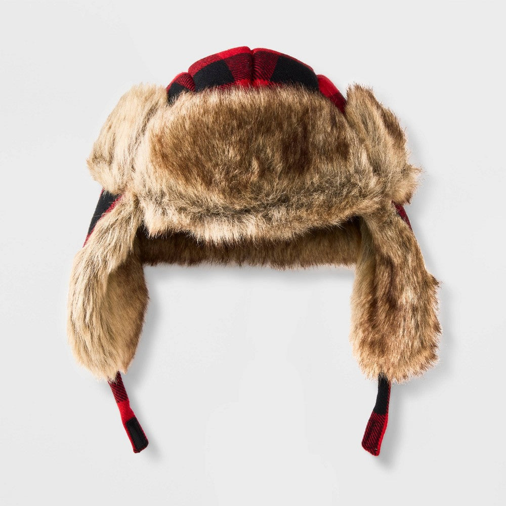 Boys' Faux Fur Buffalo Trapper Hat - Cat & Jack™