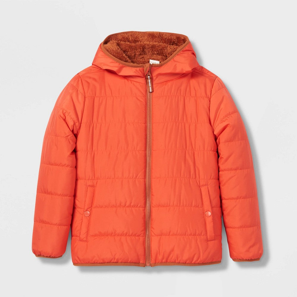 Boys' Reversibe Puffer Jacket - Cat & Jack™