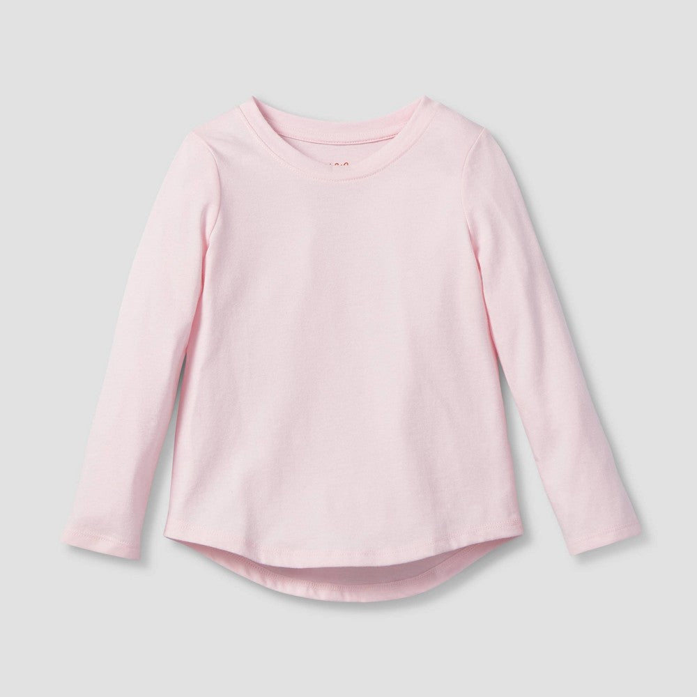 Cat & Jack Girls Light Pink Longsleeve Shirt Size 3T