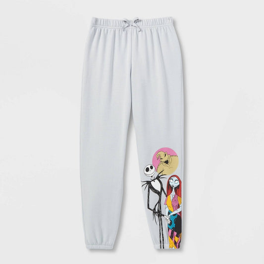 The Nightmare Before Christmas Girls' Fleece Joggers  XS -
