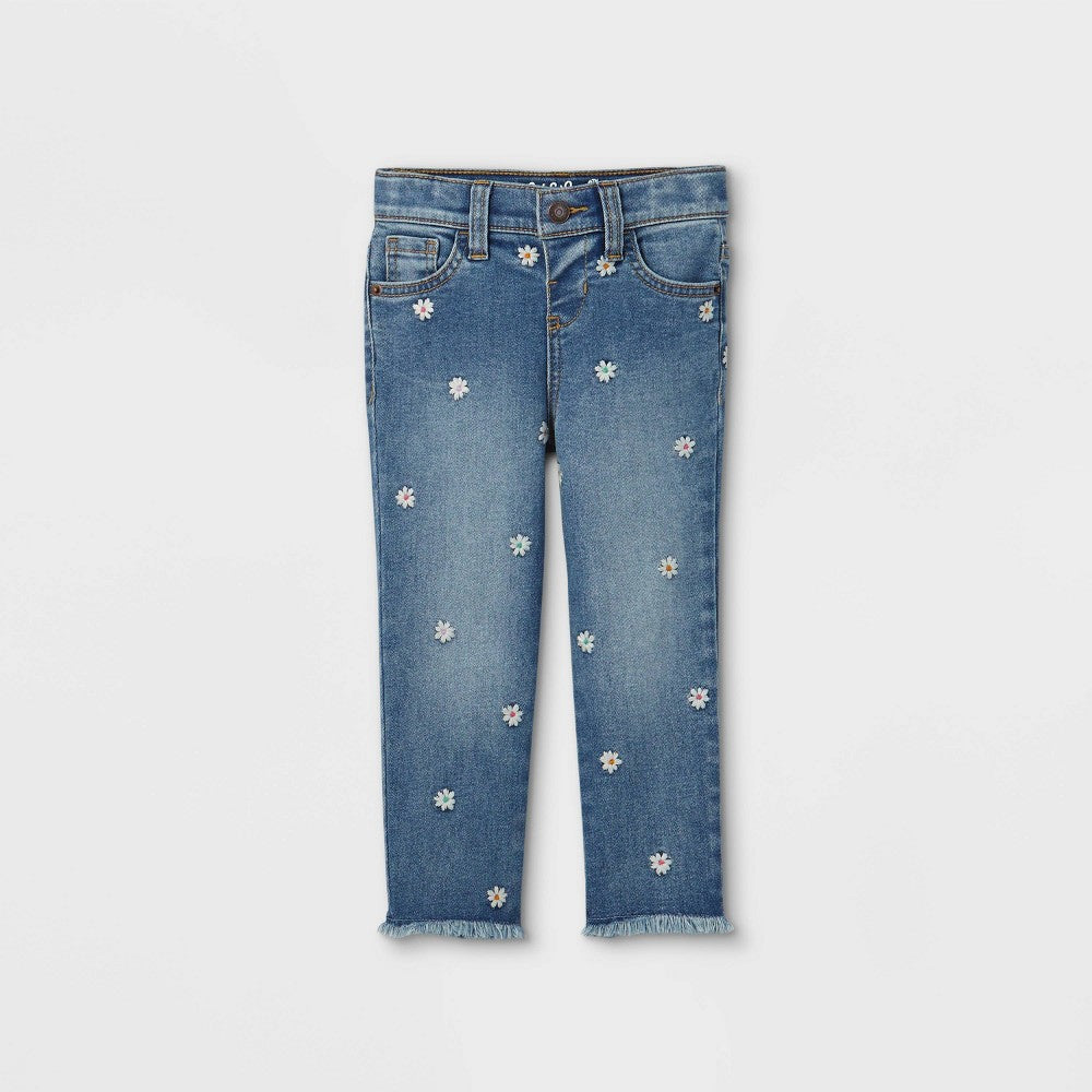 Cat & Jack Toddler Girls' 18M Floral Skinny Jeans