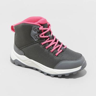 New - Kids  Dawson Lace-up Winter Boots - All in Motion Gray 6 - Girl