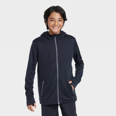 All In Motion Boys' High Pile Fleece-Lined Hooded Sweatshirt XS