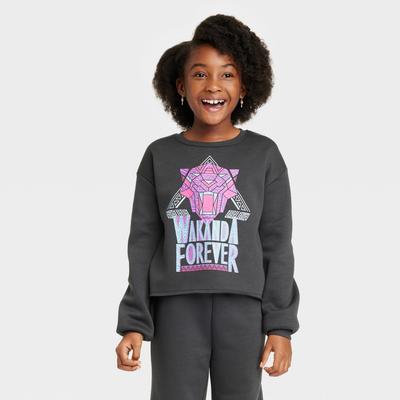Black Panther Wakanda Forever Dreamy Fleece Sweatshirt - Girl M