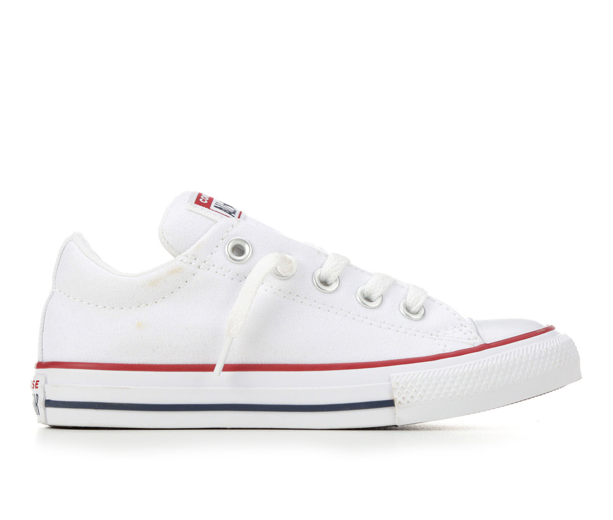 Converse Boys' Street Ox Low Top Sneakers White 6