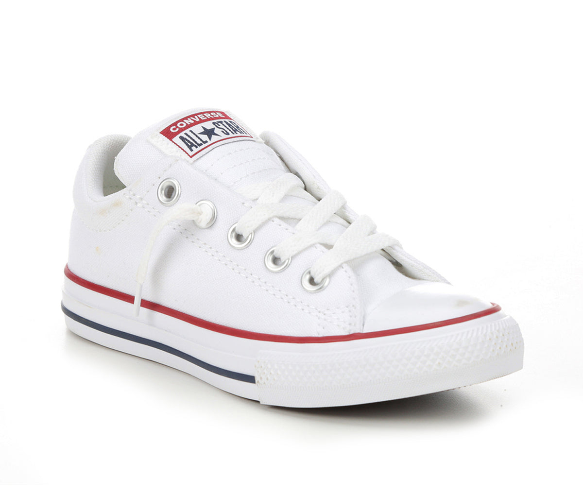 Converse Boys' Street Ox Low Top Sneakers White 6