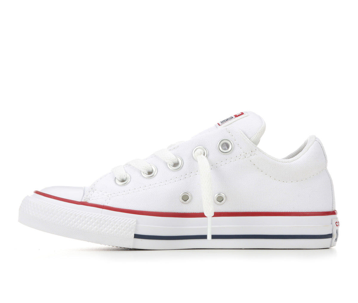 Converse Boys' Street Ox Low Top Sneakers White 6