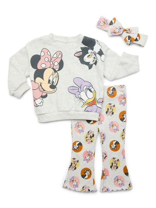 Disney Minnie Mouse 3pc Girls' Outfit  0-3M